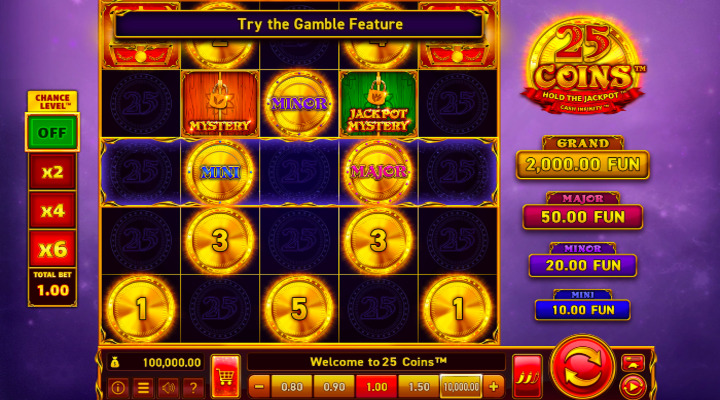 25 coins slot screenshot